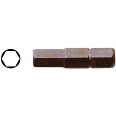 Hex bits 1/4" 25 mm