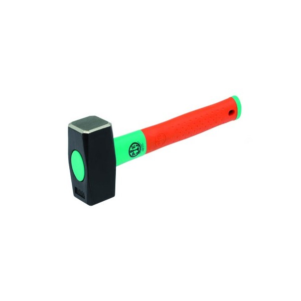 Blocksmith's hammer with resin handle rubber grip — 2200/G Pavan
