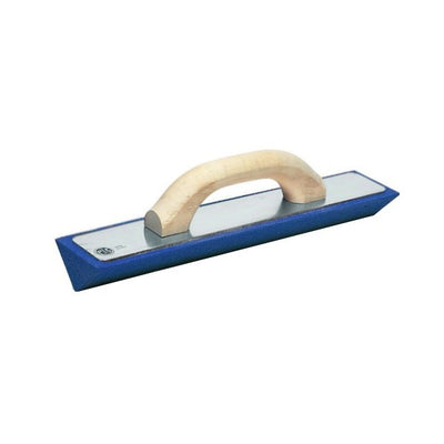 Blue rubber triangle-shaped float for traditional plaster — 819/5 Pavan