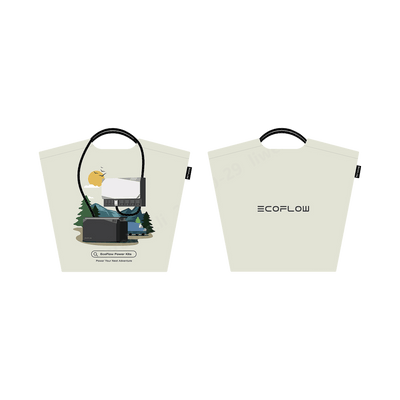 Borsa shopper in tessuto ecologico ricamata EcoFlow