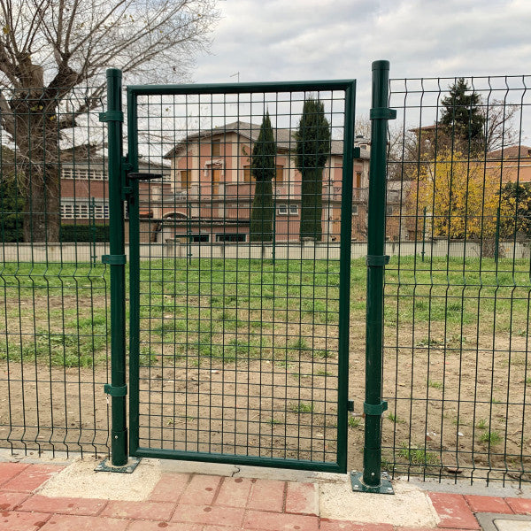 Cancello pedonale con pali di sostegno per recinzione Verdelook