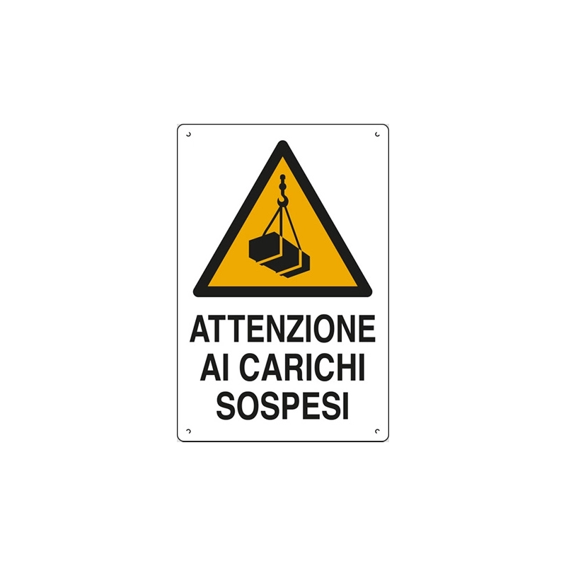 CARTELLO 'CARICHI SOSPESI'