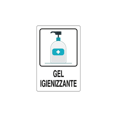 CARTELLO GEL IGIENIZZANTE