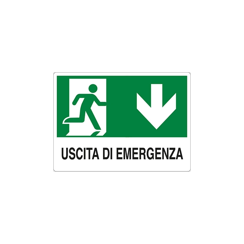 CARTELLO 'USCITA DI EMERGENZA'