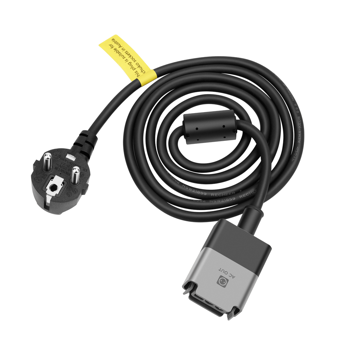 Cavo CA BKW con spina Schuko per microinverter PowerStream EcoFlow