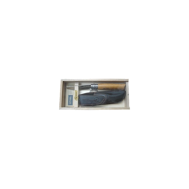 COLTELLO INOX CON MANICO OLIVO