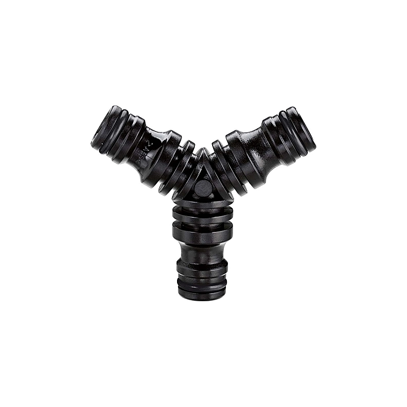 Connettore a Y per tubi da giardino compatibile quick-click