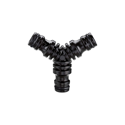 Connettore a Y per tubi da giardino compatibile quick-click