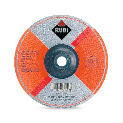 Rubi Disco abrasivo costruzione