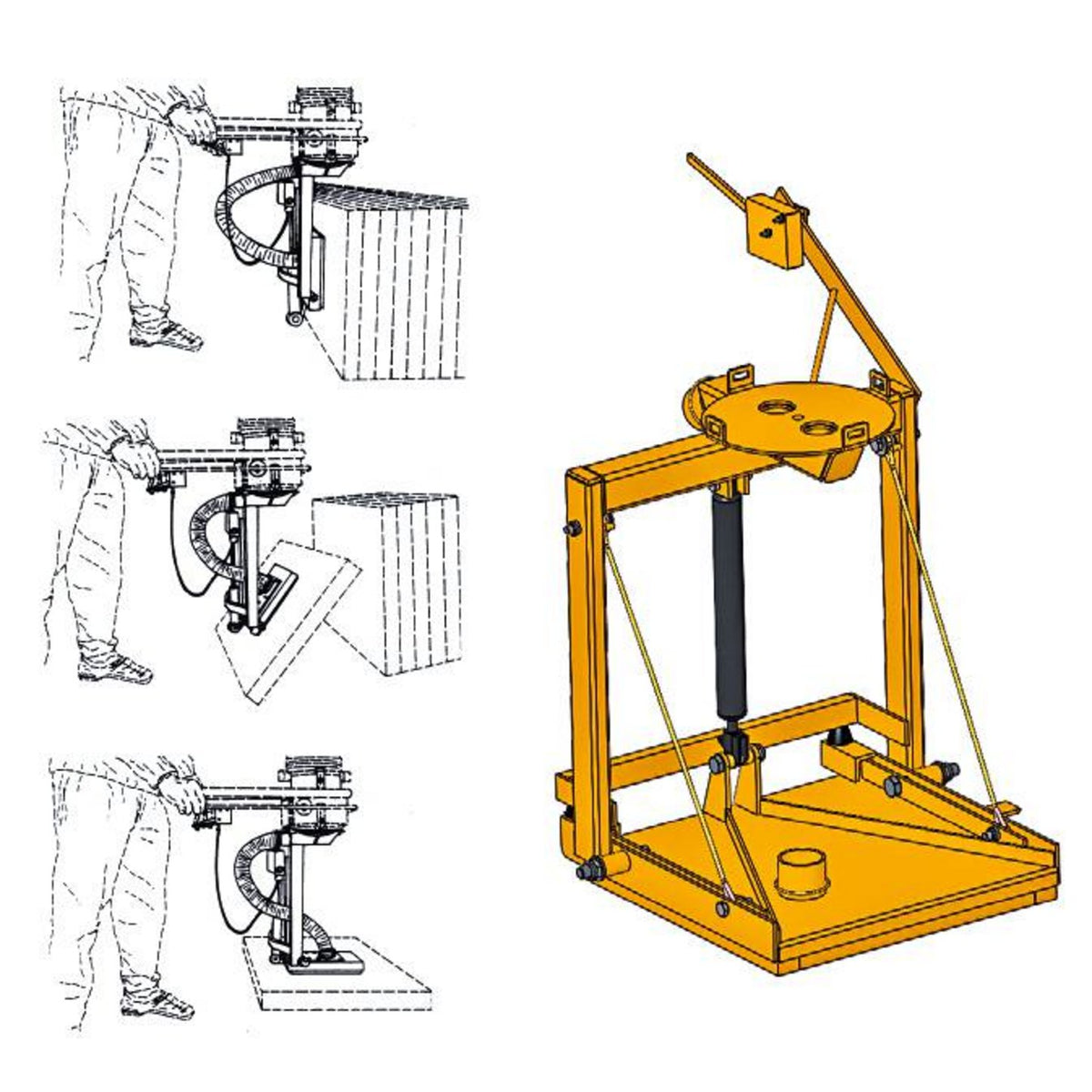 ESP-SW Tilteable suction plate Probst