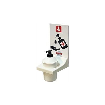 DISPENSER KIT MURO PER GEL MANI