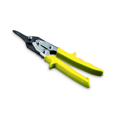 Double Lever Shear for Sheet Steel, Straight Cut, Carbon Steel with Burnished Finish and Plastic Coated Handle — 4003 Pavan