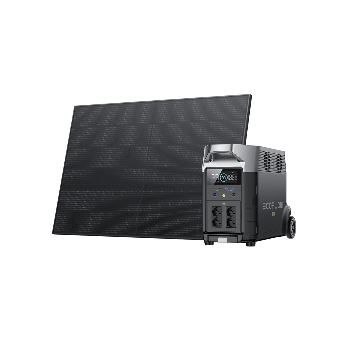 Generatore solare DELTA Pro con pannelli solari rigidi 400 W EcoFlow