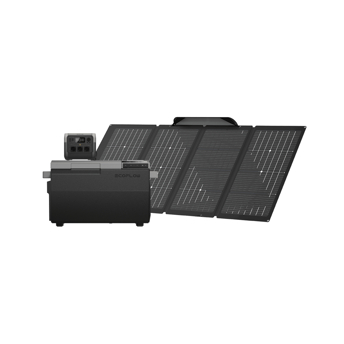 Frigorifero portatile GLACIER 38 l con power station RIVER 2 Pro e pannello solare 220 W EcoFlow
