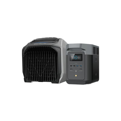 Kit condizionatore portatile WAVE 2 con power station DELTA 2 EcoFlow