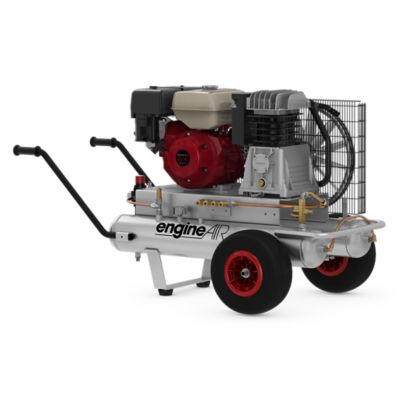 Motocompressore a Benzina engineAIR 9/17+17 S 10 34L 8.4HP Abac