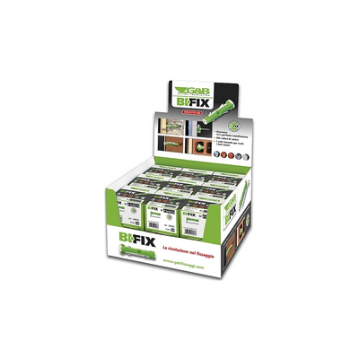 ESPOSITORE TASSELLI BI-FIX CON VITE