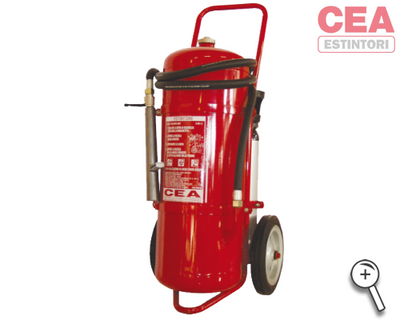 Estintore Carrellato a Polvere con Bombola Esterna 50 Kg CEA - immagine 1