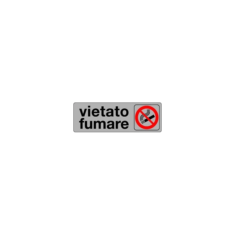 ETICHETTA 'VIETATO FUMARE LEGGE 2005'