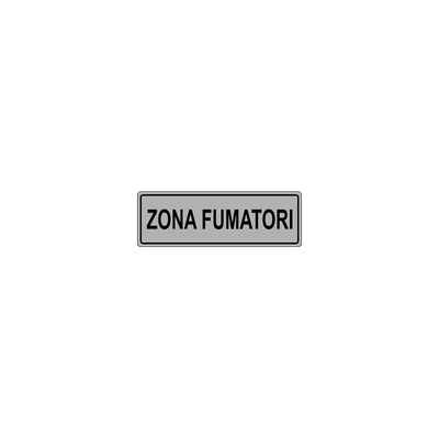 ETICHETTA 'ZONA FUMATORI'