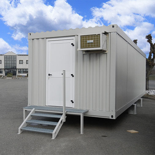 Monoblocco Serie Explorer con porta d'ingresso e gradini