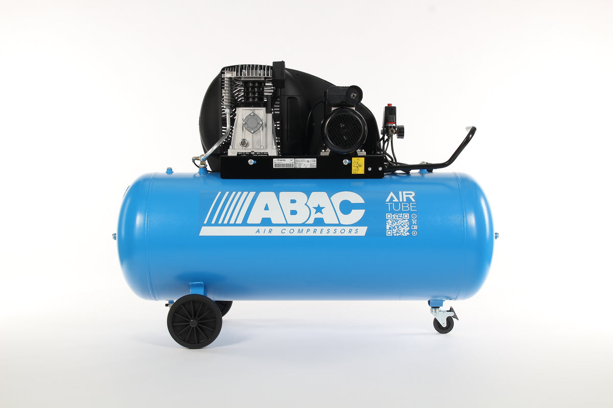 Compressore a cinghia doppio stadio Extensive A49B CT5,5 - 11Bar, carrellato, serbatoio 270lt Abac