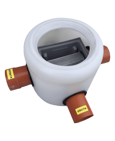 Pozzetto filtro foglie compatto autopulente Rototec