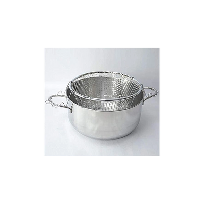 FRIGGITRICE INOX CON CESTELLO