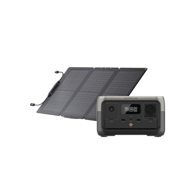 Generatore solare RIVER 2 con pannello solare portatile 60 W EcoFlow