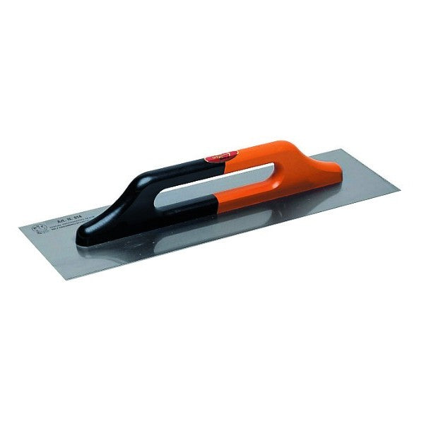Pavan German type finishing trowel welded two-handed wooden handle