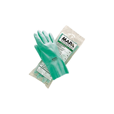 GUANTI NITRILE VERDE MAPA 492