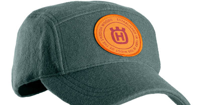 Cappellino in lana Husqvana verde bosco Husqvarna