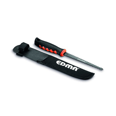 Hand Hacksaw for Cutting Plasterboard Sheets with Drill Bit, Including Case — 3607 Pavan