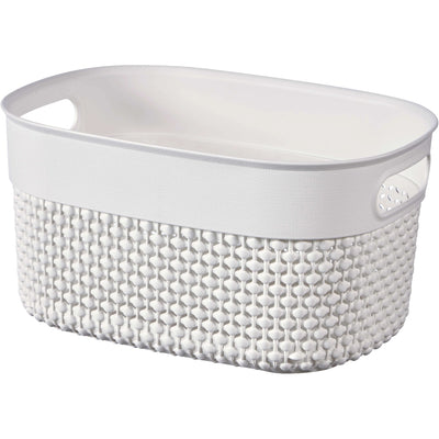 Cesto portaoggetti Filo taglia XS 3,5 L 24x18x12 cm bianco Curver