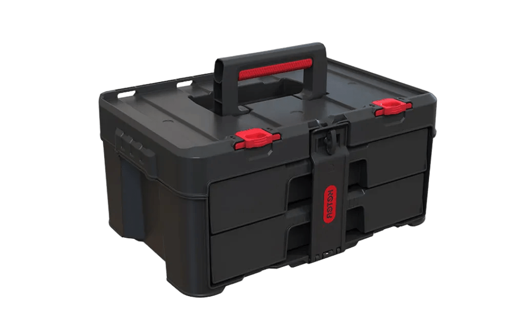 Stack & Roll 2 Drawer Tool Box - Graphite Keter
