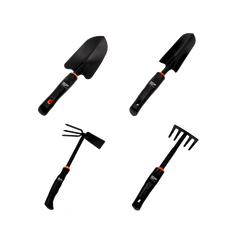 Kit attrezzi da giardino con palette e forche 4 pezzi EcoFlow