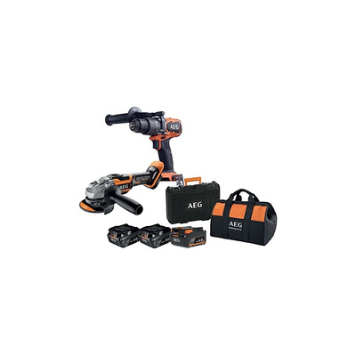 KIT TRAPANO BSB18C3BL + SMERIGLIATRICE BEWS18-115BL