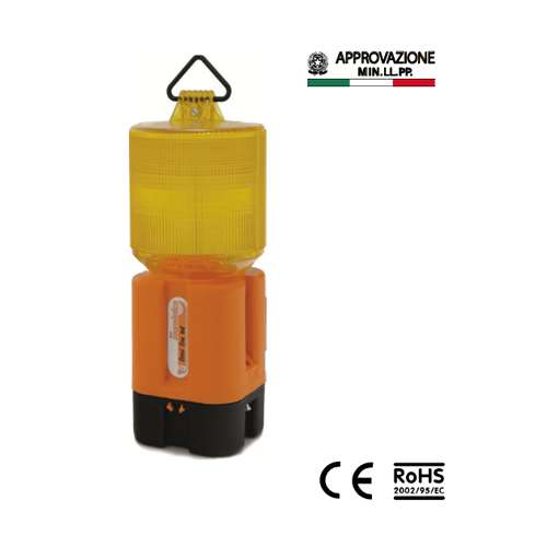 Sisas Lampeggiatore “Omni-One” Giallo Lampeggiante