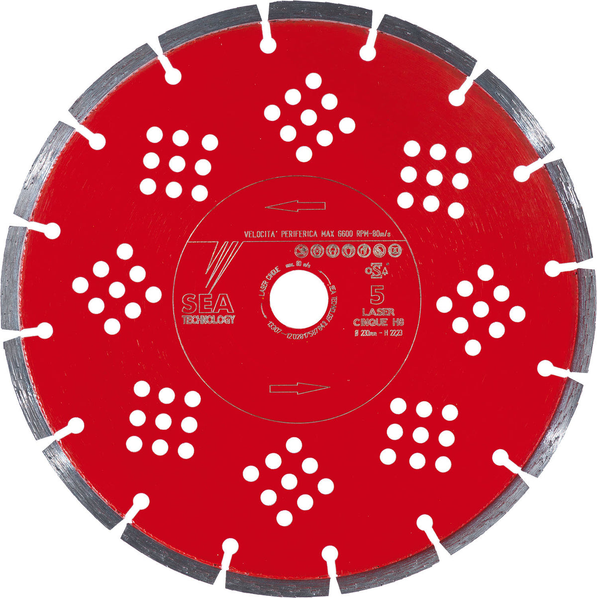 Sea Technology Laser Cinque - Dischi diamantati