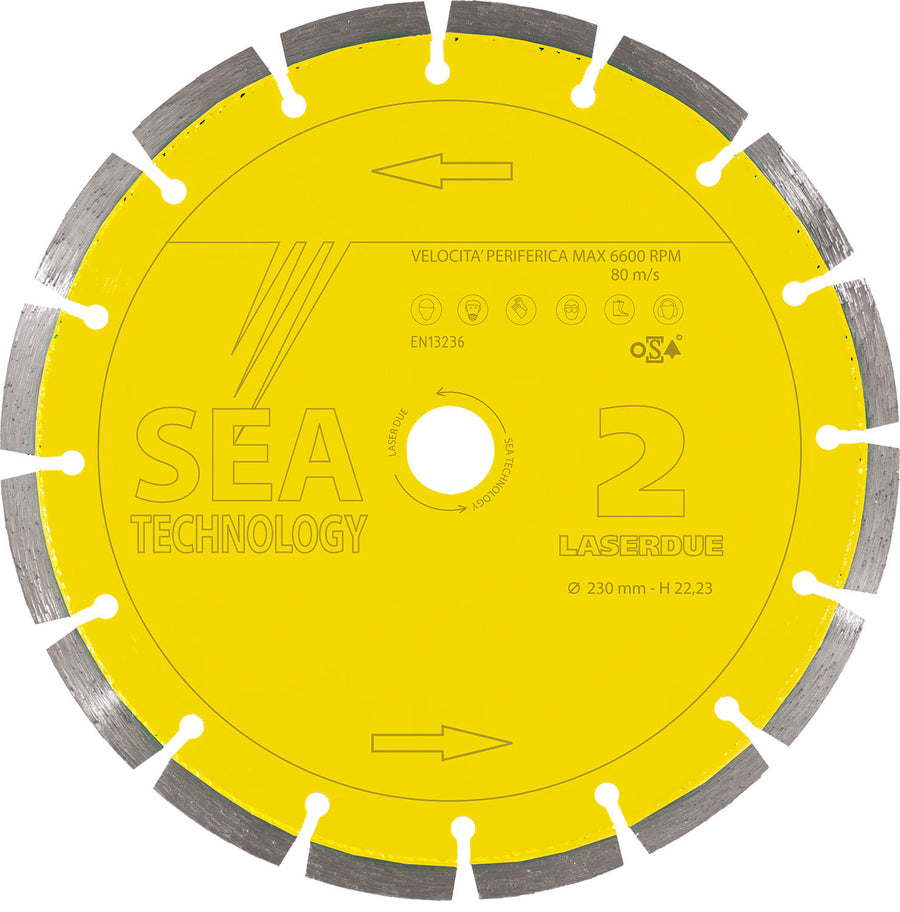Sea Technology Laser Due - Dischi diamantati