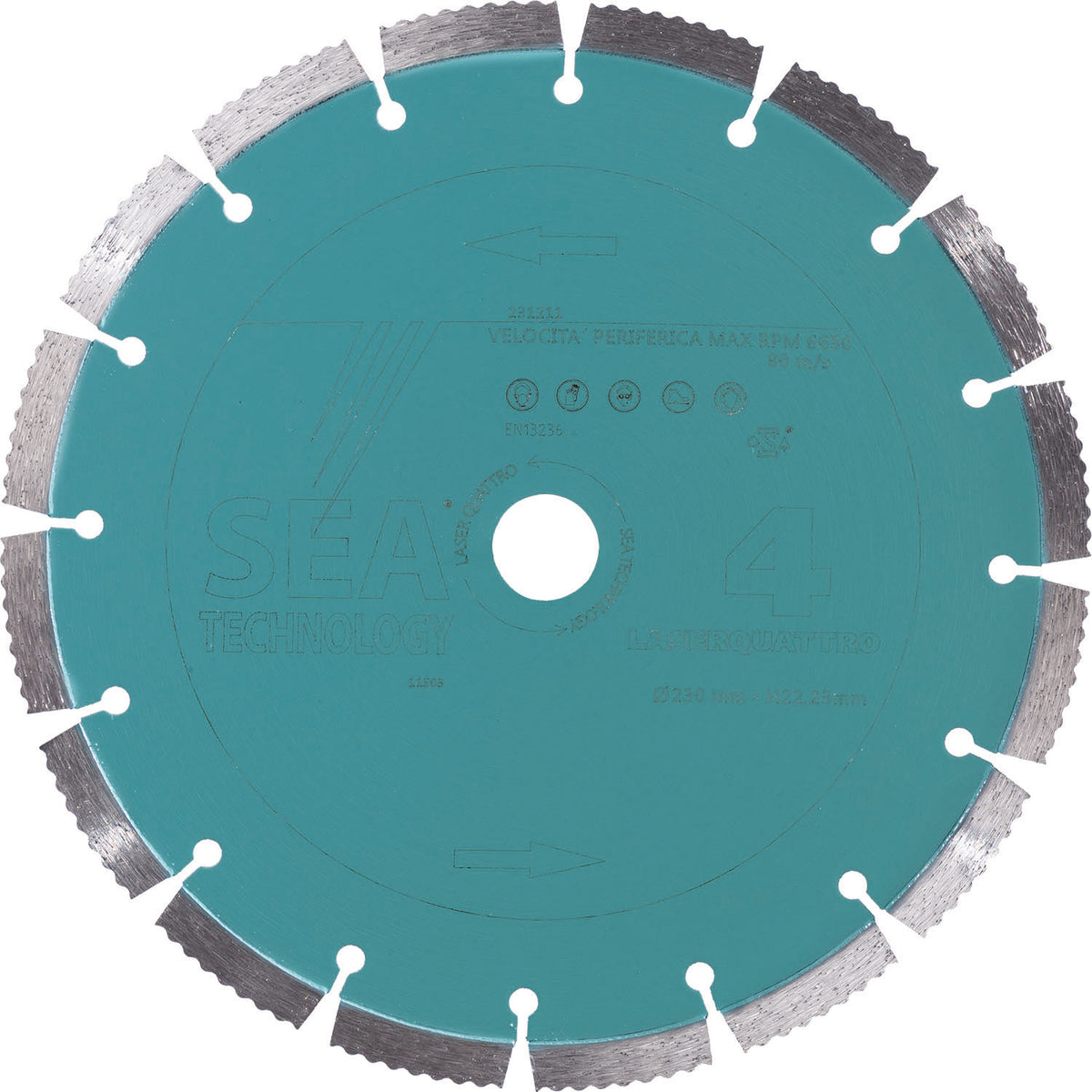 Sea Technology Laser Quattro - Dischi diamantati