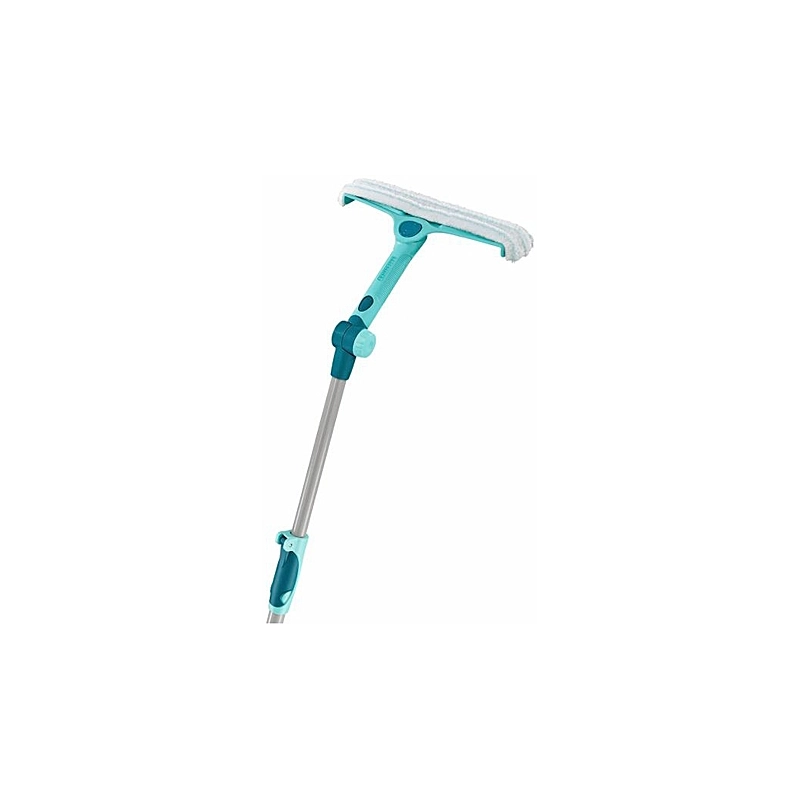 Lavavetri con manico estensibile 1,30-2,10 m e lamina in gomma 32 cm 4 in 1