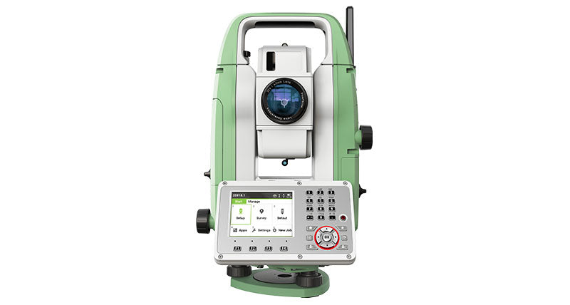 Stazione totale manuale FlexLine TS07 Leica