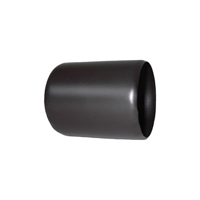 Manicotto in acciaio inox AISI 316 nero per tubi stufa Ø 80 mm, lunghezza 100 mm
