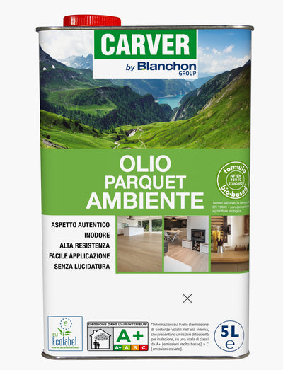 Impregnante di finitura OLIO PARQUET AMBIENTE