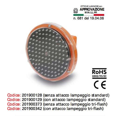 Sisas Ottica Led Ø 230 mm - Sistemi di segnaletica temporanea