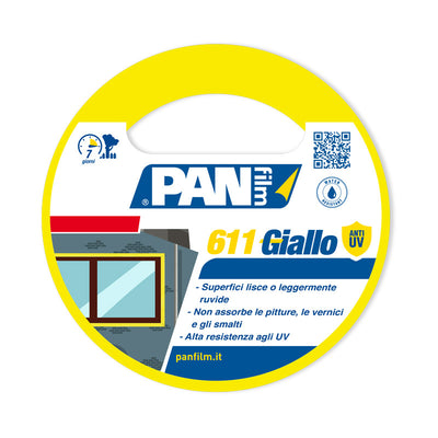 Nastro per Bordi e Superfici Irregolari 611 Giallo Panfilm