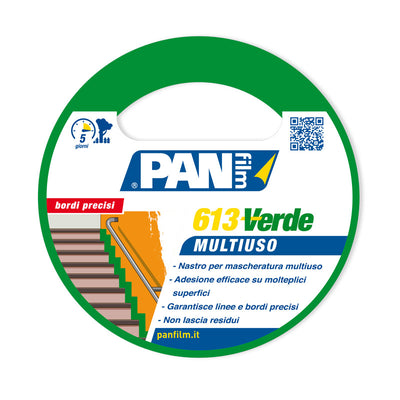Nastro Mascheratura Indoor e Outdoor 613 Verde Panfilm