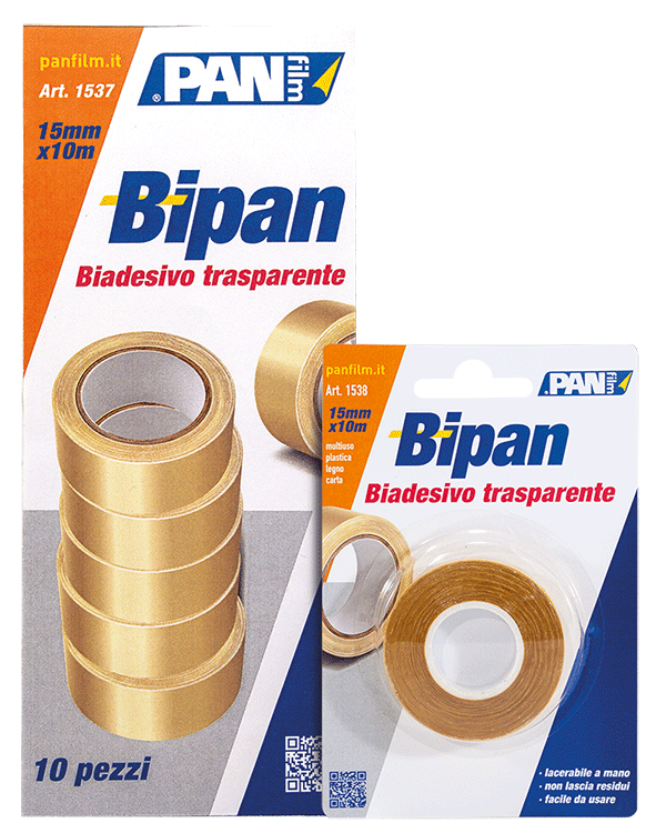 Panfilm Bipan Biadesivo trasparente
