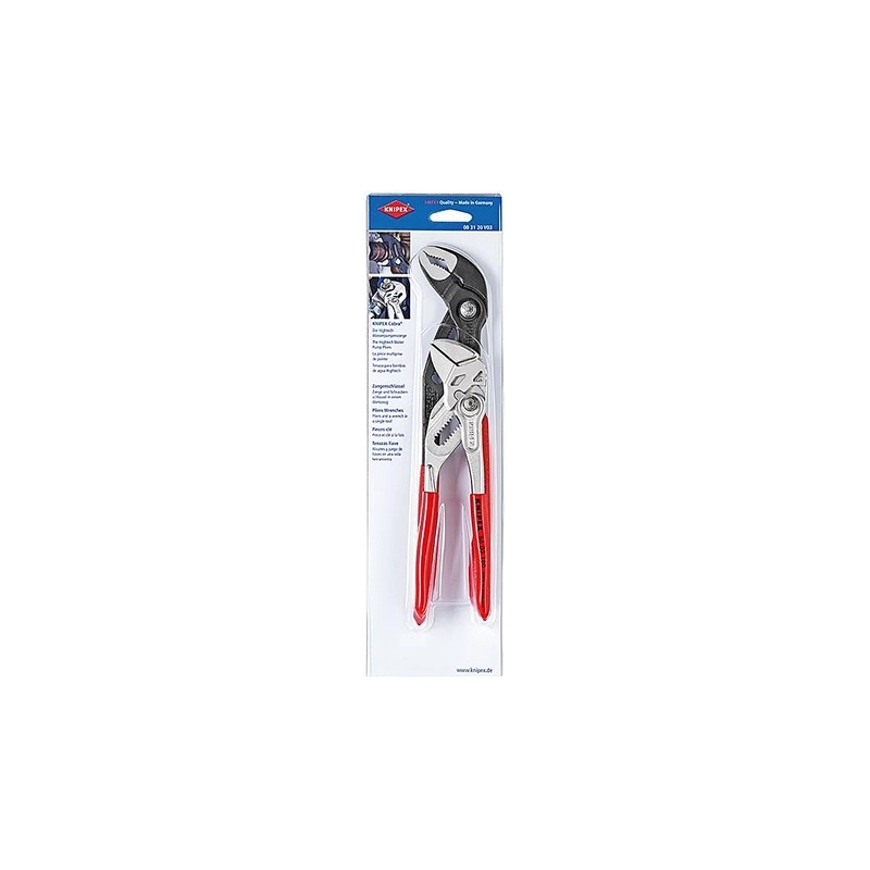 PINZA CHIAVE 180 + COBRA 250 KNIPEX